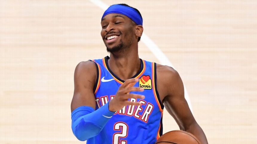 SGA signs $285M supermax with Thunder, the highest salary in the NBA.