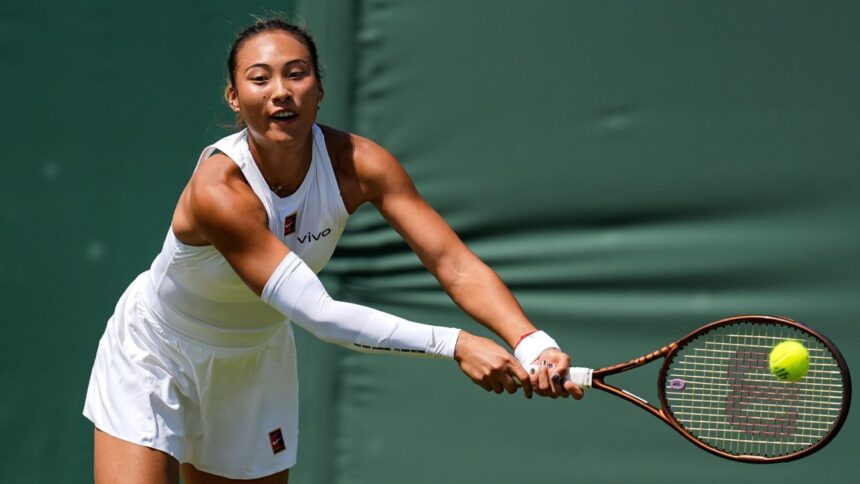 Wimbledon: Zheng falls, Krejcikova advances; Siniakova vs. Osaka in 2nd round