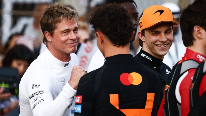 Brad Pitt, at 200 mph in F1? McLaren offers him a rematch