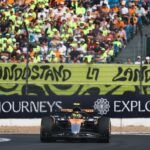 Norris Sets Pace in British GP Practice, Leclerc Second