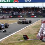 Bearman, penalized: 10 places and points for red flag crash at Silverstone
