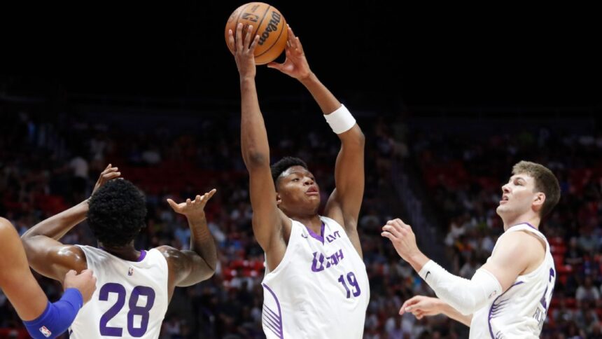 Ace Bailey Debut: Fight and Rebounds Impress in the Jazz