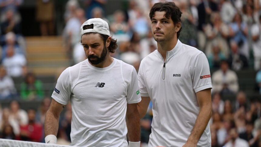 Fritz advances to the quarterfinals at Wimbledon after Thompson's retirement due to injury