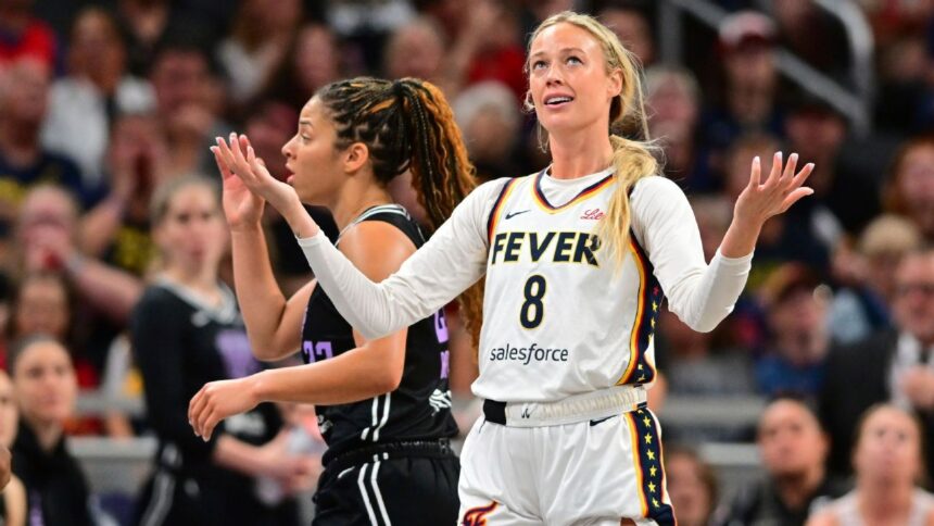 Fever falls to Valkyries: Clark returns, but lacks "competitive fire"