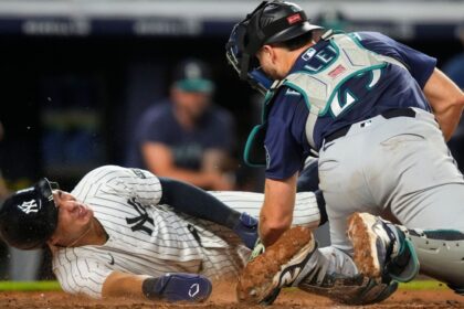 Yankees come back against Mariners after Woo's no-hitter: Volpe scores the winning run