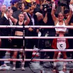 Taylor defeats Serrano by decision: Retains super lightweight title