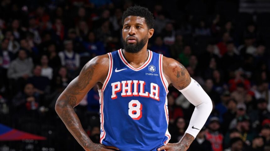 Paul George of 76ers undergoes arthroscopic knee surgery