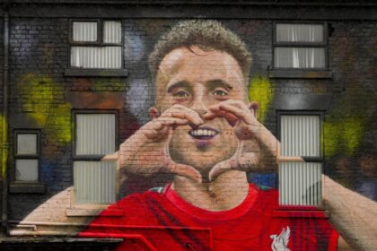 Tribute to Diogo Jota: Mural at Anfield immortalizes the Liverpool idol