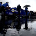 Elliott gets the pole in Dover: Rain slows down NASCAR qualifying