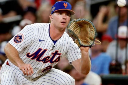 Alonso, out of the lineup: Historic streak of 353 games at risk