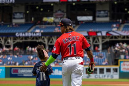 Isabella Ramírez shines: Inaugural pitch at Cleveland's Family Day