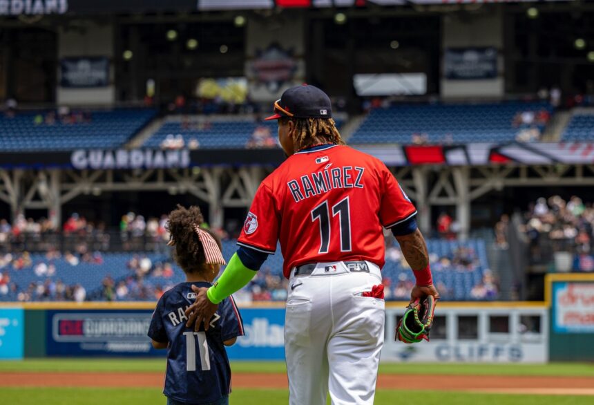 Isabella Ramírez shines: Inaugural pitch at Cleveland's Family Day