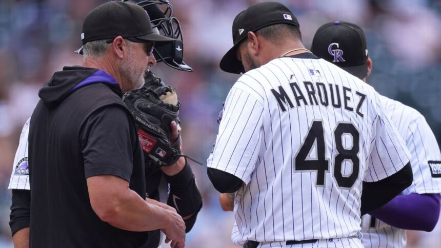 Germán Márquez: Biceps tendinitis threatens injured list