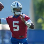 Richardson minimizes shoulder injury, ready for QB battle in Colts