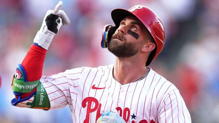 Harper reaches 350 HR: The historic home run wasn't enough for the Phillies