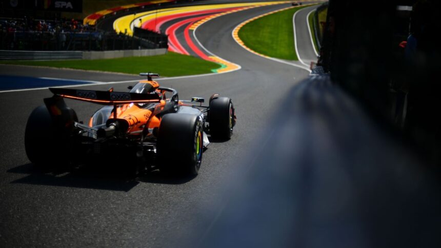 Piastri Surprises in Spa: Leads Practice Ahead of Verstappen