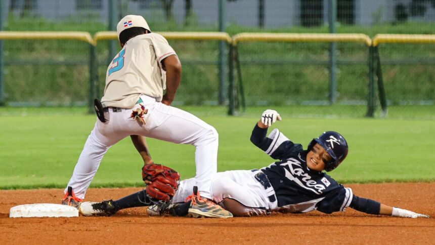 South Korea defeats DR in U12 Baseball World Cup: 8-3 in Taiwan