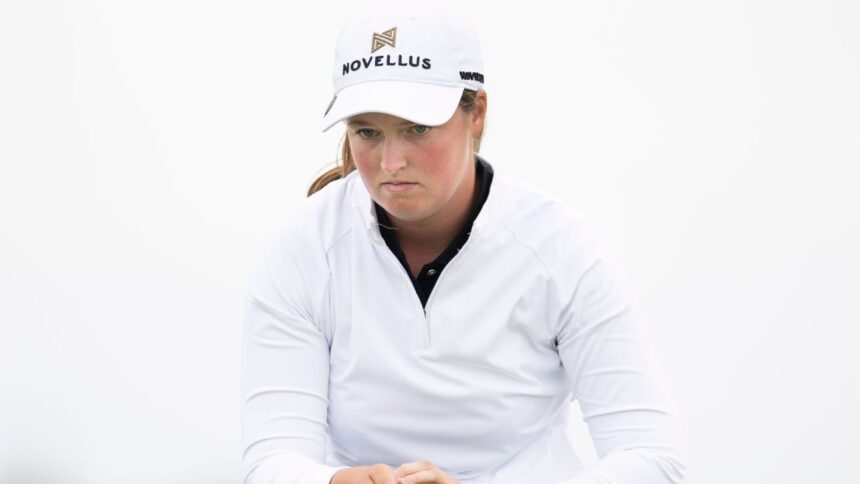 Lottie Woad leads the Women's Scottish Open in her professional debut