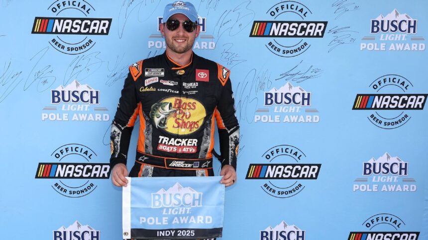 Briscoe Dominates the Brickyard 400: Pole, Record, and Seeks NASCAR Triple Crown
