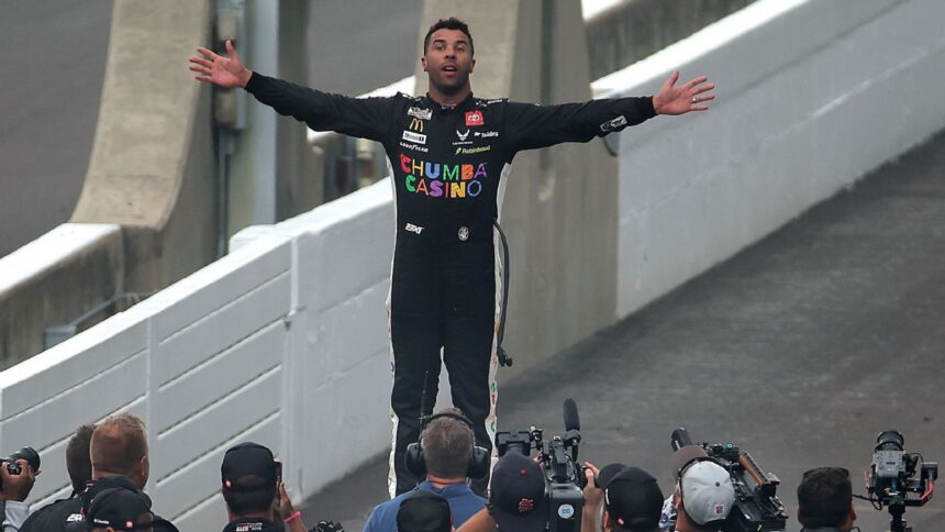 Wallace Makes History: First Black Driver Wins Brickyard 400 at Indy