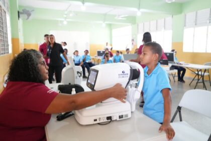 INABIE: Visual Health Day Benefits 600 Students in Jarabacoa