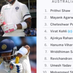 India announces XI for Adelaide Test: Shaw, Ashwin and Saha to start