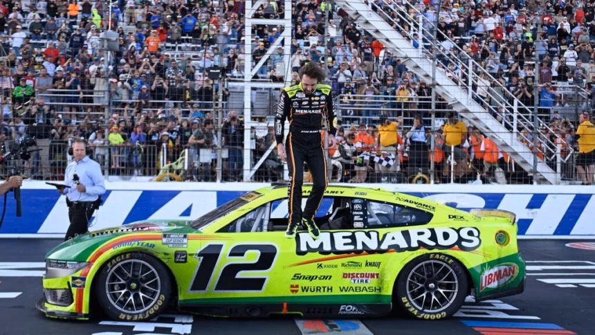 Penske's Blaney Dominates in New Hampshire: Victory and Advancement in NASCAR Playoffs