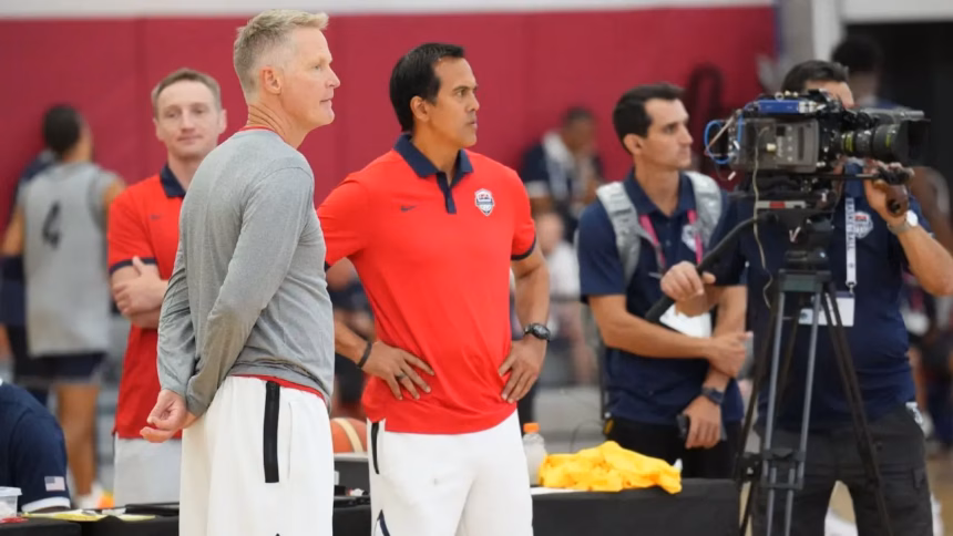 Kerr backs Spoelstra as USA coach: "Great choice" for basketball