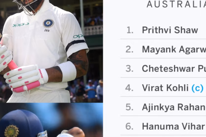 India defines XI for Adelaide Test: Shaw, Saha and Ashwin in the starting lineup