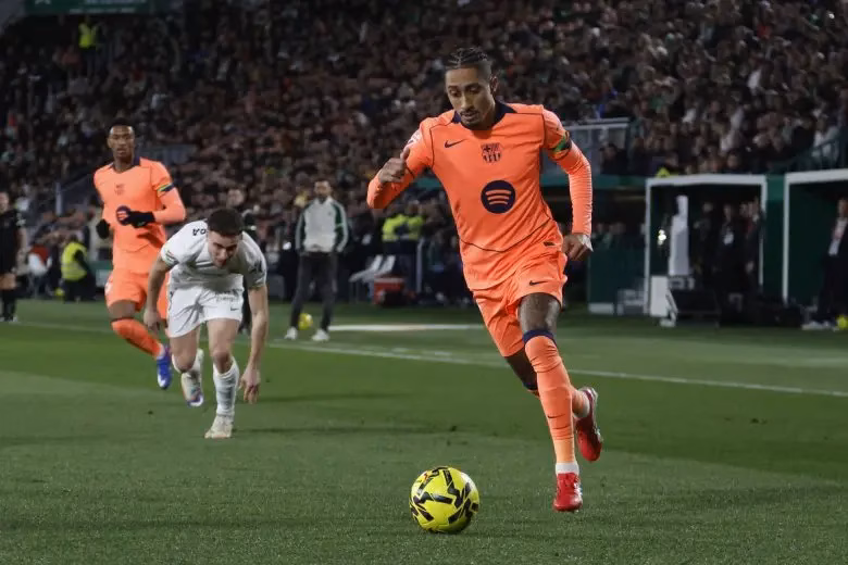 Raphinha Out Due to Injury: Misses Copa Quarter-Final with Barcelona