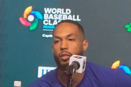 Sánchez ready for the duel: Dominican Republic vs. Korea in the World Baseball Classic