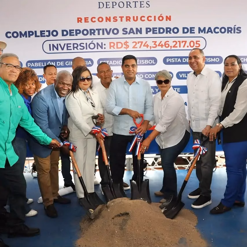 Kelvin Cruz begins reconstruction of the San Pedro de Macorís Sports Complex