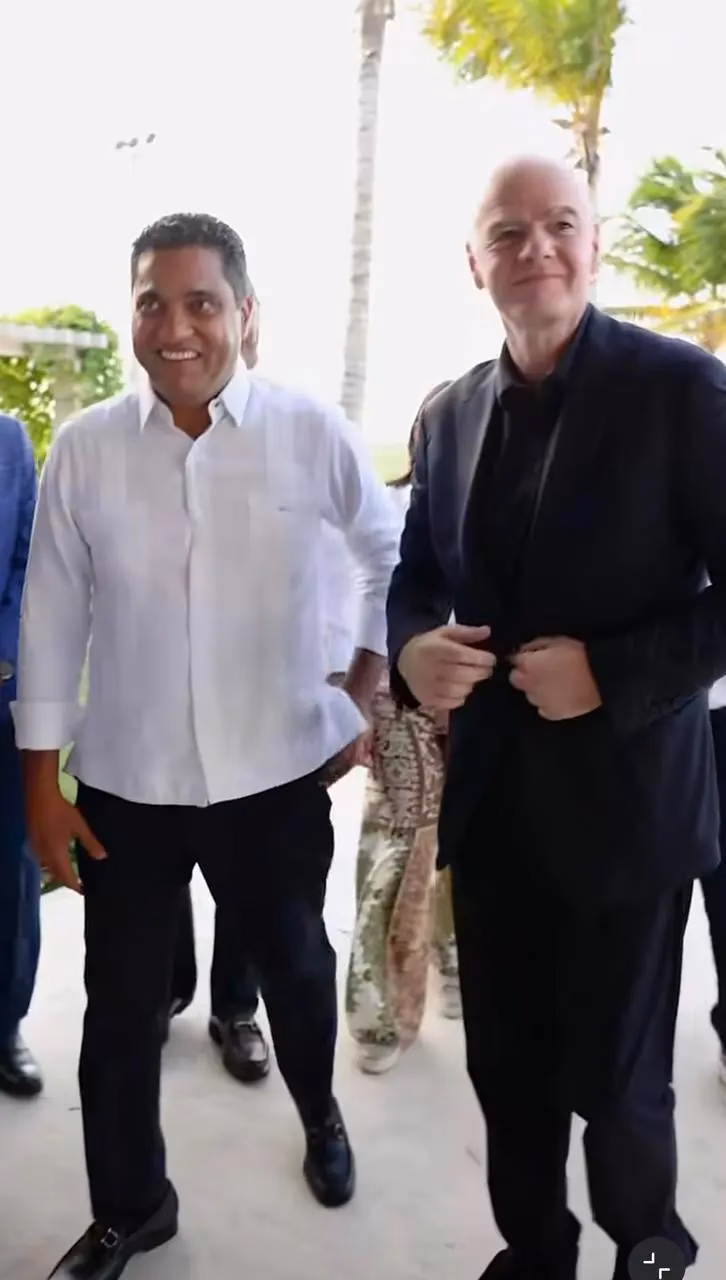 Gianni Infantino visits DR and reaffirms FIFA's support for Luis Abinader