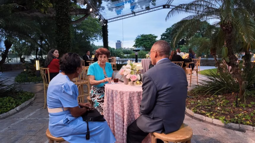 DR joins the Geneva Consensus at the U.S. Embassy reception.