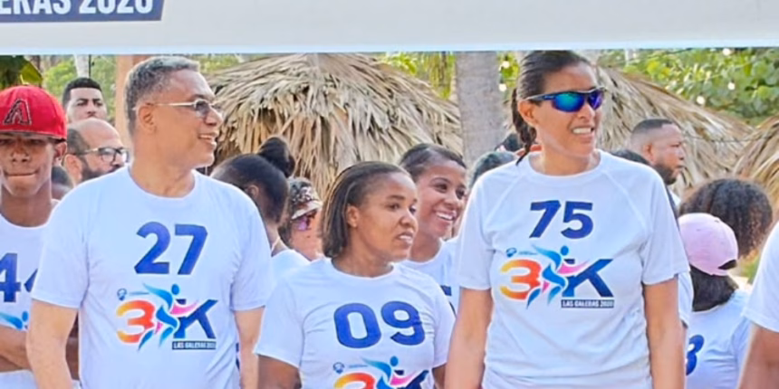 Total success in the first edition of the Las Galeras 3K race in Samaná