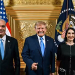 Abinader and Raquel Arbaje meet with Donald Trump in New York