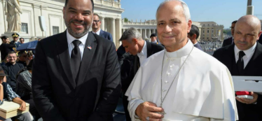 Pablo Ulloa invites the Pope to visit the Dominican Republic and the Route of the Americas