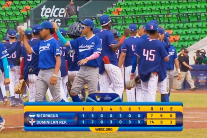 DR defeats Nicaragua 14-7 and evens its record in the U15 World Cup
