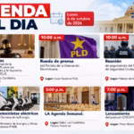 Schedule of featured events in the Dominican Republic for this Monday, October 5th