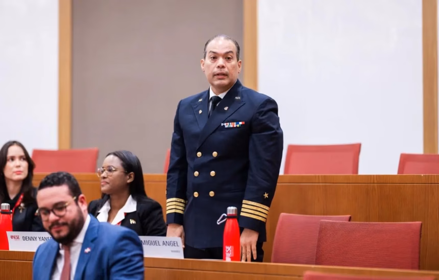 Captain Miguel Ángel Mariñez specializes in public leadership in Spain