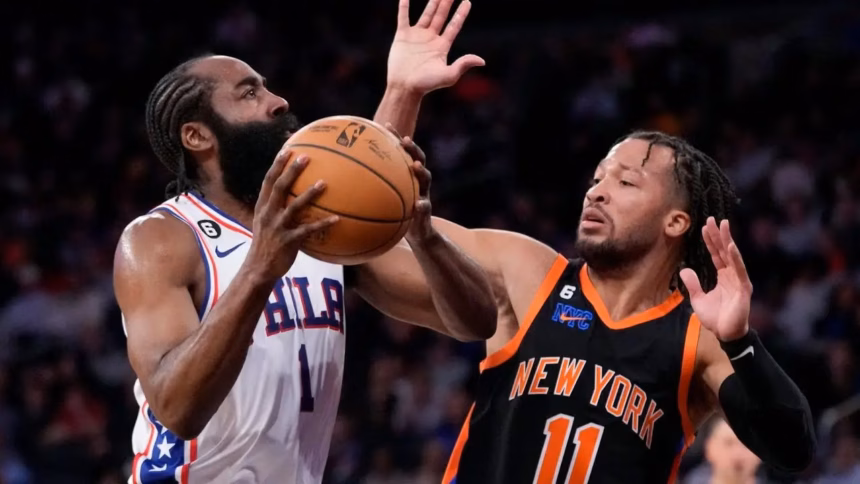 76ers crush Knicks in their NBA preseason opener without LeBron