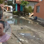 Betty Gerónimo asked to intervene on Sánchez street in Los Guaricanos due to water issues