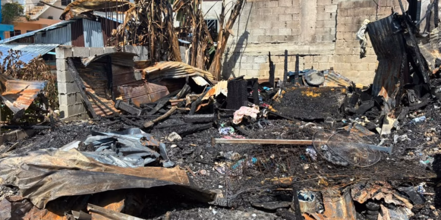 Fire in El Café de Herrera leaves five families homeless