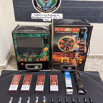 Police seize illegal merchandise and slot machines in La Vega