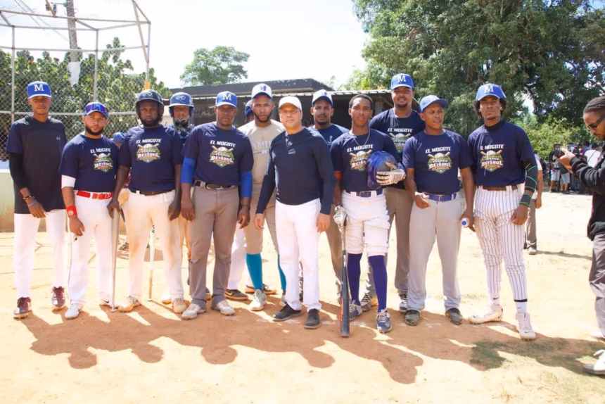 Román de Jesús oversees the 2026 Peasant Baseball Games in Monte Plata