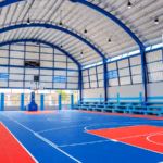 Kelvin Cruz inaugurates Óscar Santana roofed court in the Espaillat neighborhood