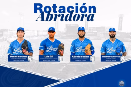 Licey reveals its starting rotation for the second week in LIDOM