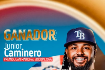 Junior Caminero wins the 2024 Juan Marichal Award in Major League Baseball