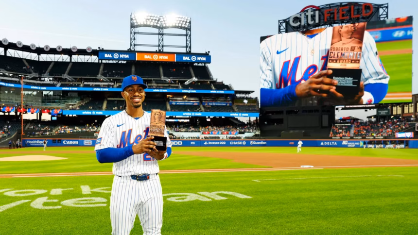 Francisco Lindor wins the 2026 Roberto Clemente Award for social work