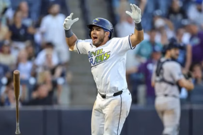 Jonathan Aranda out of the Rays' lineup for the 2026 World Series